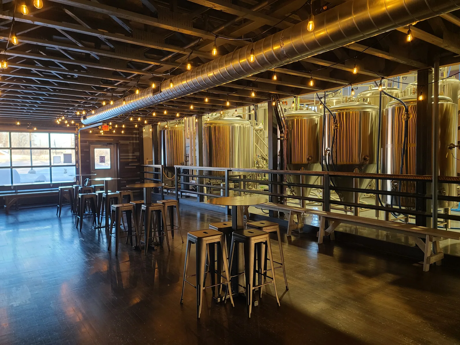 Latitude 65 Brewing Company building and brewery space in Fairbanks