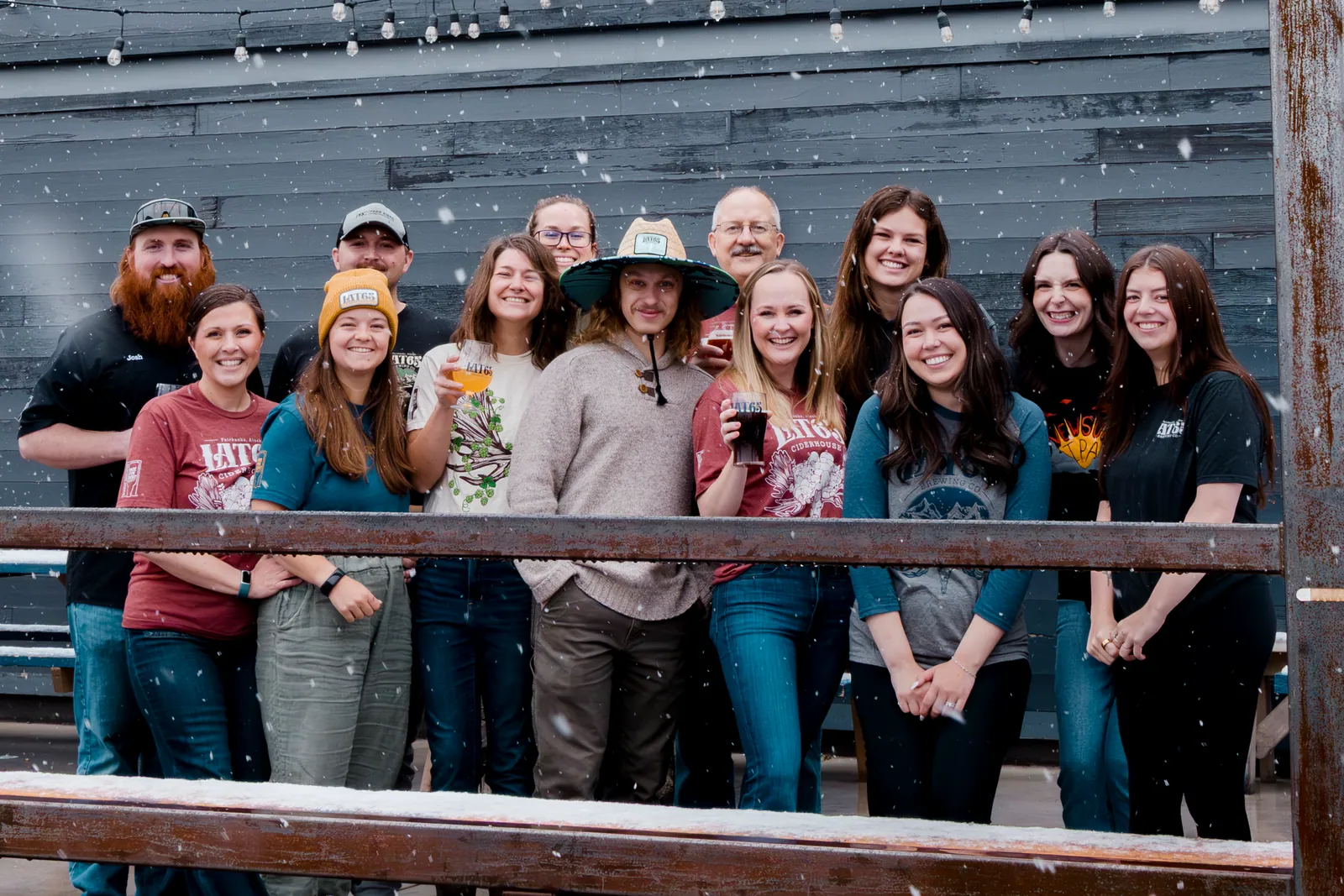 Latitude 65 Brewing Company team in Fairbanks
